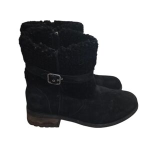 Ugg Blayre II 2 Black Boots Size 10